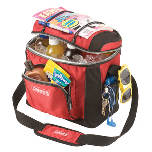 16-Can Soft Cooler with Removable Liner, Red