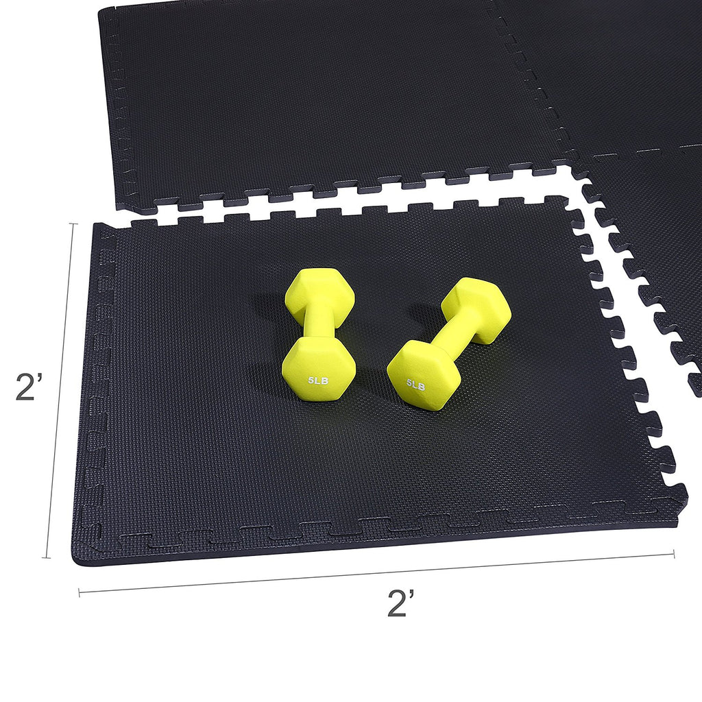  1/2" Thick Flooring Puzzle Exercise Mat