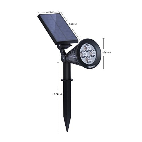 Solar Powered Garden Spotlight - Outdoor Spot Light