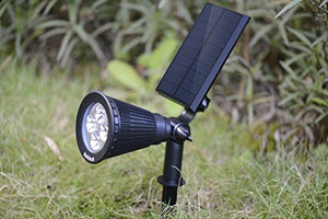 Solar Powered Garden Spotlight - Outdoor Spot Light