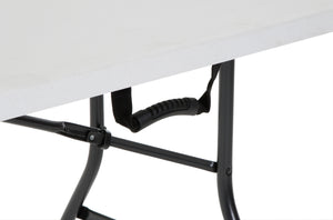  6 Foot Centerfold Folding Table, White